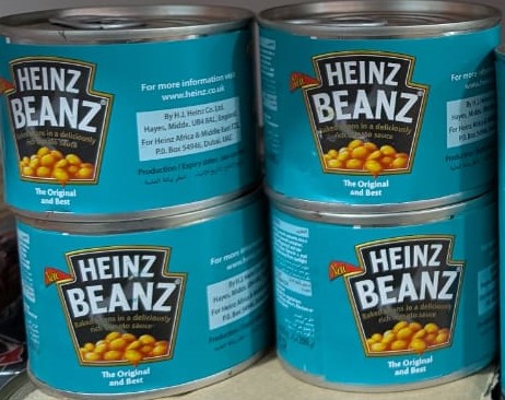 Heinz baked beans tin