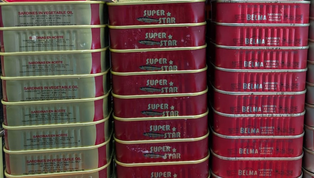 Sardines tin